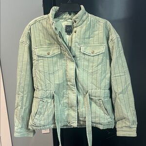 GAP Women's Light Green Utility Jacket